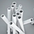 Elegant Porcelain Vase: BUNCH 3D model small image 2