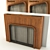 Geometric Radiator Grille with Mesh Texture 3D model small image 1