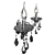 Modern Chrome E14 Bra – 200х300mm 3D model small image 2
