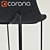 ComfortMax Bar Chair with Padded Seat 3D model small image 2