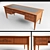 Elegant Classic Desk 3D model small image 1