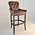 Drake Swivel Bar Chair 3D model small image 1