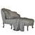 Classic Nouvelle 430 Couch 3D model small image 2