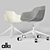 Eco-Friendly Bioplastic Chair 3D model small image 1