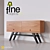 Modern Pine Chest of Drawers 3D model small image 1