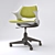 Sleek Steelcase Rocky Chair 3D model small image 1