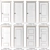 Lignum: Elegant White Wood Door 3D model small image 2