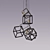 Nash RH Pendant Light 3D model small image 1