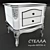 Dream-4 Nightstand: Stylish and Sturdy 3D model small image 2
