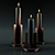 Elegant Glow: Handcrafted Decorative Candle 3D model small image 1