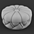 Title: Luxury Plush Pouf 3D model small image 2