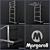 Luxury Towel Warmers: Margaroli Collection 3D model small image 1