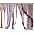 Muslin Rope Curtains 3D model small image 3