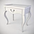 Elegant Bernhardt Curbstone Nightstand 3D model small image 2