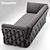 Stylish Varaschin Obi Sofa 3D model small image 3