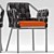 Stylish Varaschin Chair & Natuzzi Table 3D model small image 2