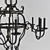 Gotham Multi Bulb Wall Sconce 3D model small image 2