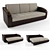 Orpheus Sofa by Blandot: Elegant & Animated 3D model small image 1