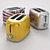 Modern Stylish Toaster 3D model small image 2