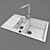 VersaSink: 4-Color Textured Kitchen Sink 3D model small image 3