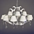 Classic Crystal Chandelier 3D model small image 1