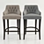 Elegant Ella Bar Stool 3D model small image 1