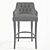 Elegant Ella Bar Stool 3D model small image 2