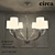 Elegant Ruhlmann 6-Light Chandelier 3D model small image 1