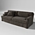 Sleek Meridiani Bogart Sofa 3D model small image 1