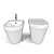 Catalano ZERO Pius 54 Floor Toilet 3D model small image 2