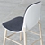 Sleek and Stylish Kristalia Chair 3D model small image 2