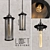 Metal Hanging Lamp - Model 753 3D model small image 1