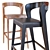 Elegant Sustainable Barstool by Alain 3D model small image 3