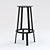 Revolver WH Bar Stool: Swivel Style 3D model small image 2