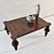 Classic Cherry Wood Dining Table with Ornate Hand-carved Legs 3D model small image 2