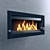 Modern Bio Fireplace 3D model small image 1