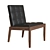 Italian Design BEVER Armchair 3D model small image 1
