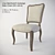 Bernhardt Auberge Side Chair: Luxury and Elegance Combined 3D model small image 1