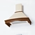 ELEYUS TEMPO 90 - Modern 90 cm Range Hood 3D model small image 3