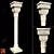 Elegant Muslim-Style Column 3D model small image 1