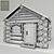 Rustic Wooden Cabin: Quality VRay 2.0 3D model small image 3