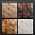 Wooden Art Panels 3D model small image 1