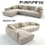 Luxe Comfort: Flexform Magnum Sofa 3D model small image 1