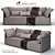 Smania Beverly 240: Stylish and Modern Sofa 3D model small image 1