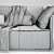 Smania Beverly 240: Stylish and Modern Sofa 3D model small image 3