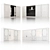Gaggenau Equipped Modern Kitchen 3D model small image 1