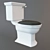 Classic Style Toilet Bowl 3D model small image 1