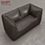 Italian Verve Outdoor Sofa 3D model small image 2