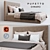 Luxury Pufetto Dimarо Bed 3D model small image 1