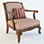 Elegant Maravilla Arm Chair 3D model small image 3